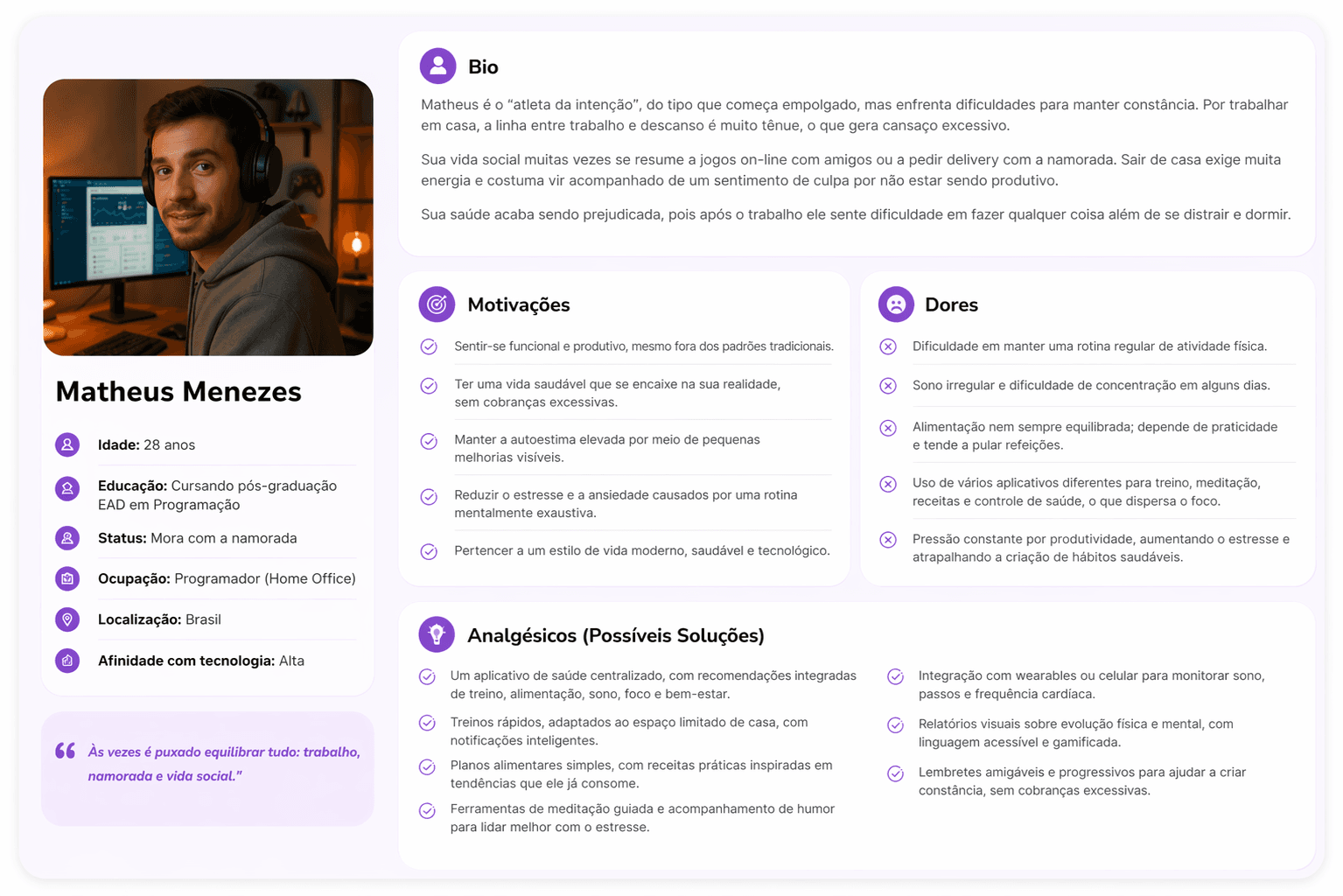 Matheus Menezes persona card